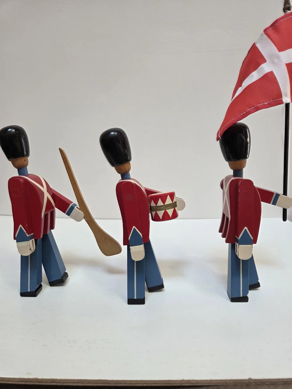 Vintage Kay Bojesen Wooden Soldiers Set